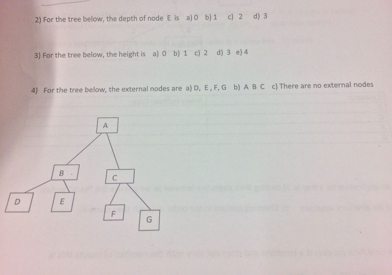  please circle the correct answer for questions 2, 3, and 4