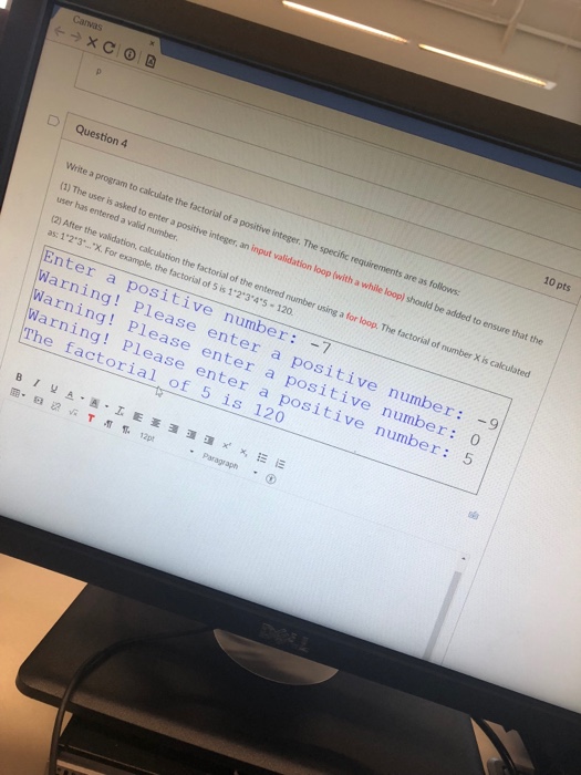 NEED HELP WITH THIS PYTHON PROGRAM PLEASE! Question 4 10 pts Write