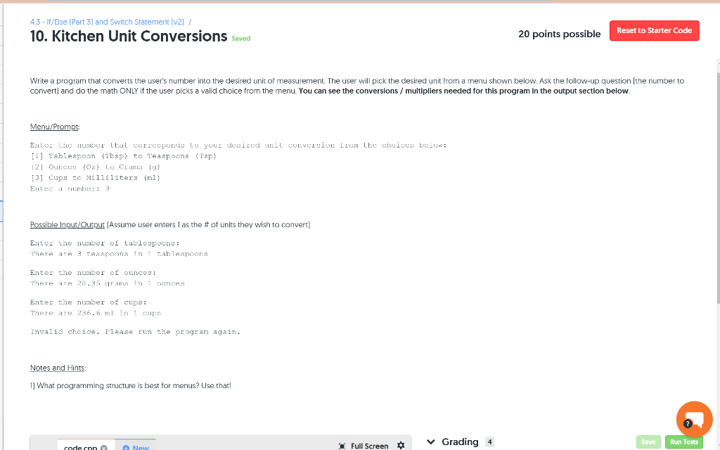 Pls don't use "Using namespace std" 4.3 - If/Else (Part 3) and