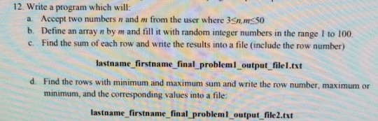 USING MATLAB. I see that there solutions, however I need MATLAB 12.