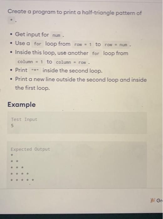 please can you explain how the two loop print out the statement