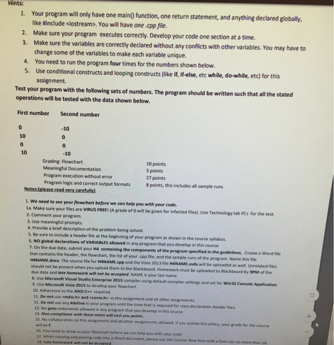 a menu-driven C++ program to solve the following problem. Upon execution of