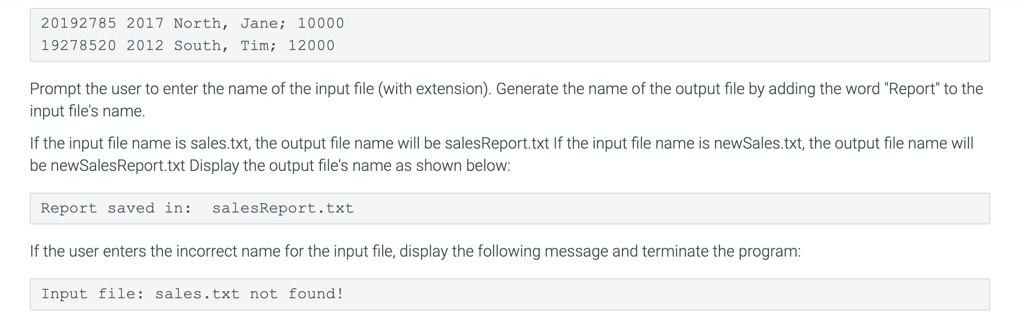 using namespace std; const int MAX_SIZE = 30; /* Write your code
