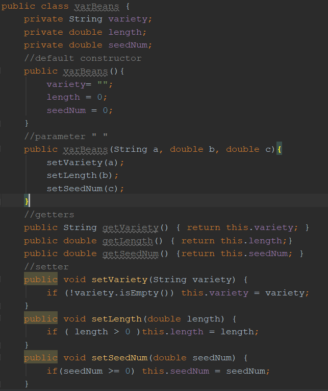 the array passed to the method. If an element of the array