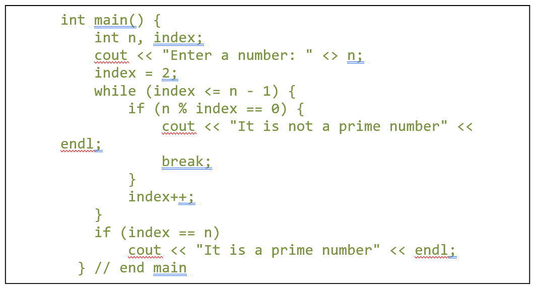  Please identify the test cases for the following code segment using