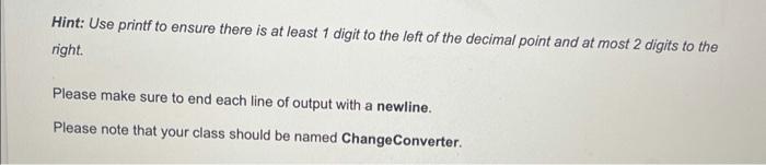 into formatted dollars and cents It should do the following: 1. Prompt