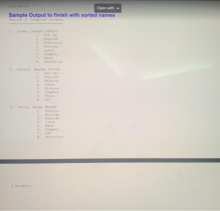 lab was designed to teach you more about arrays of references. Lab