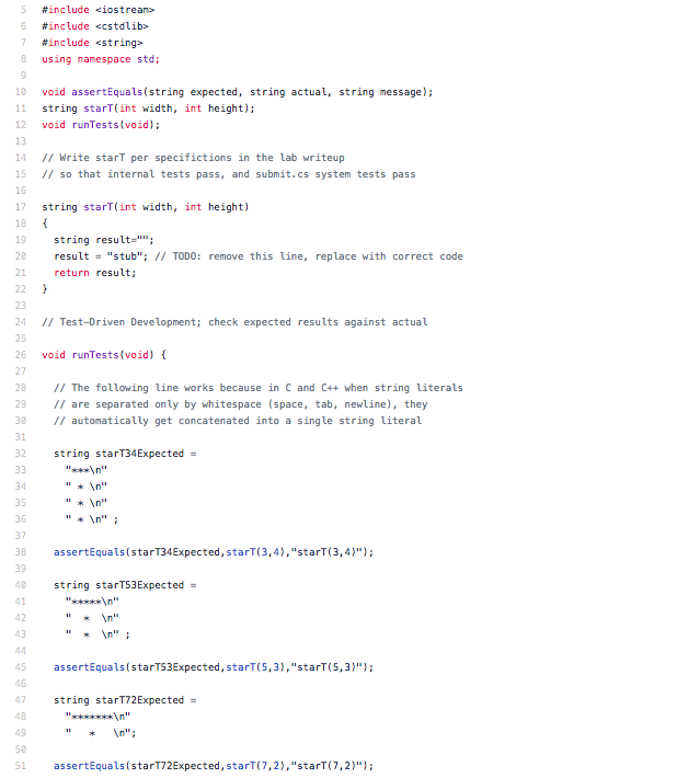  Your job now is to edit this program, which has a