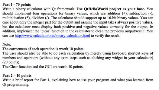 Write the program in C++, VIsual Studio with QT Framework ONLY. QtHelloWorld