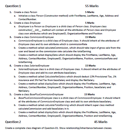  Write in Python. Please read carefully the instructions and give me