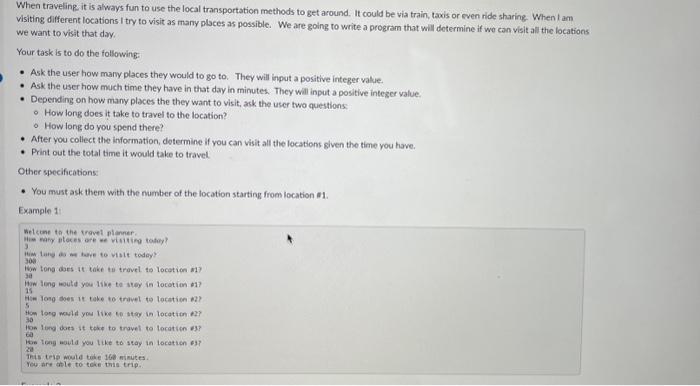 This needs to be in python and has to run completely. When