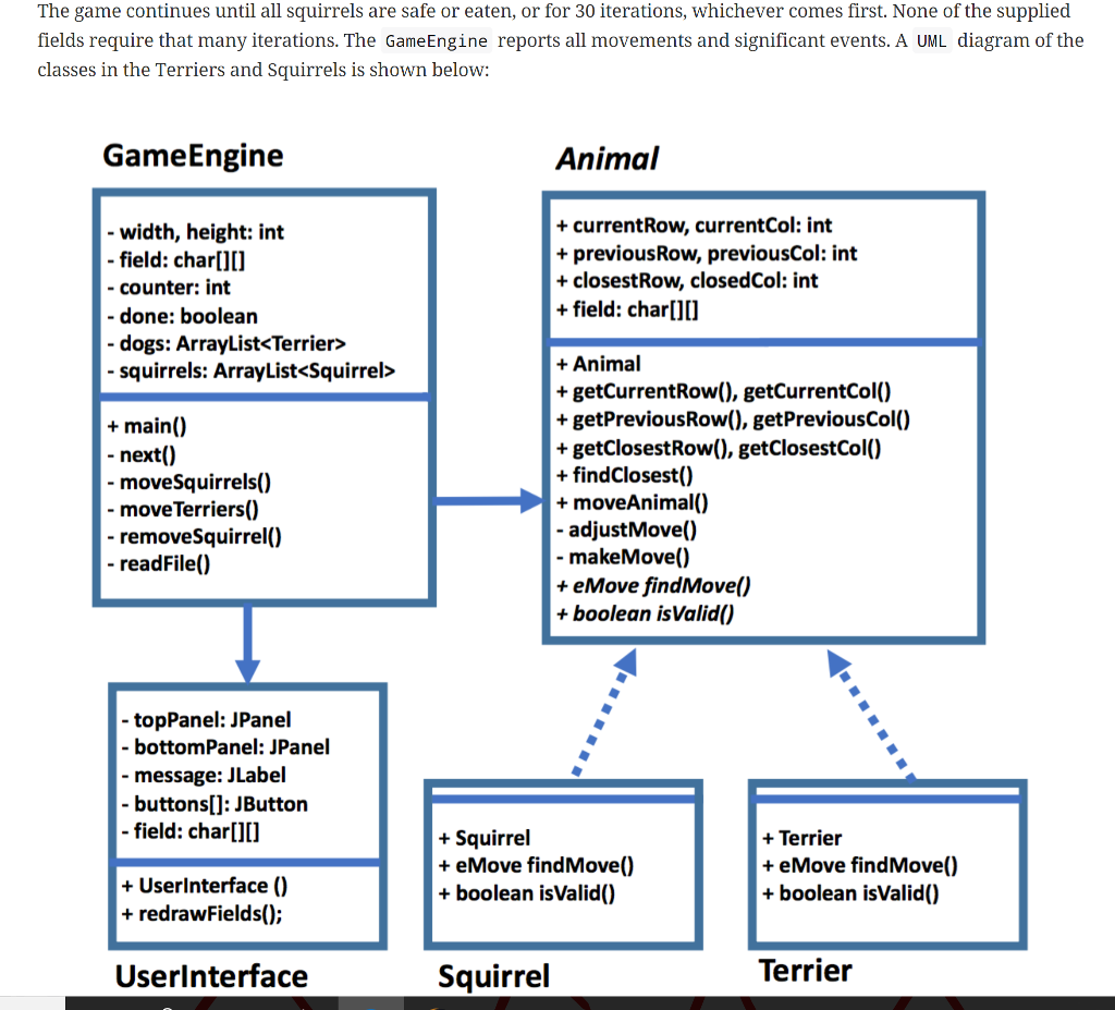 existing game 3. Keep the squirrels alive as long as possible 4.