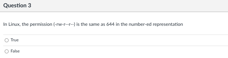 command: Which of the following statements are true (choose all that applies)?