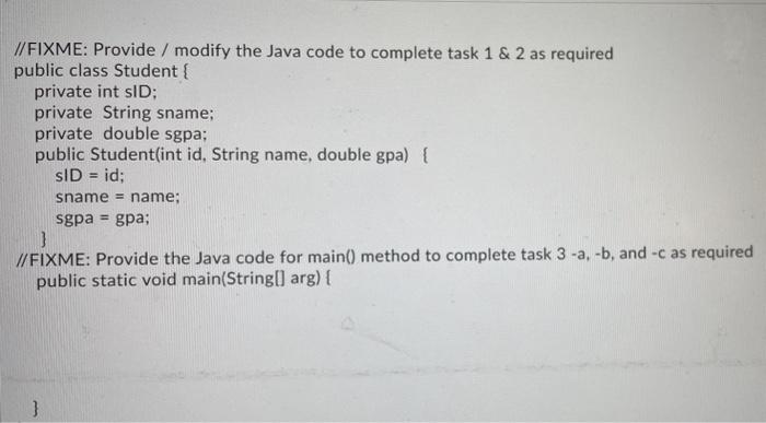 getter and setter methods have been created as well. You can directly