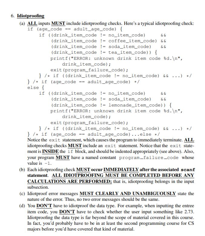 drink. Your Italian restaurant serves several entrees (cheese ravioli, beef rigatoni, vegetarian
