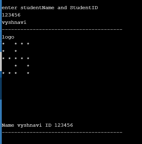 The source code file for the following assignment should be turned into