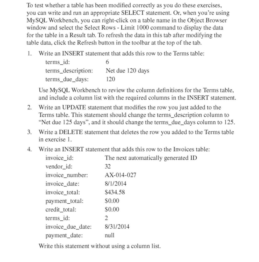  answer this by SQL Language, and show the screen shot for