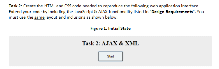  Task 2: Create the HTML and CSS code needed to reproduce