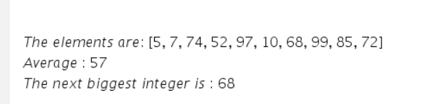 Write a program that stores positive random integers in an array. Get