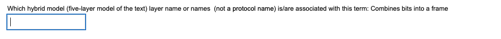 or names (not a protocol name) is/are associated with this term: Delivery
