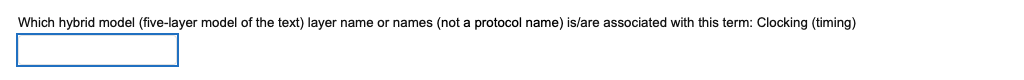 of a frame to the adjacent machine Which hybrid model (five-layer model