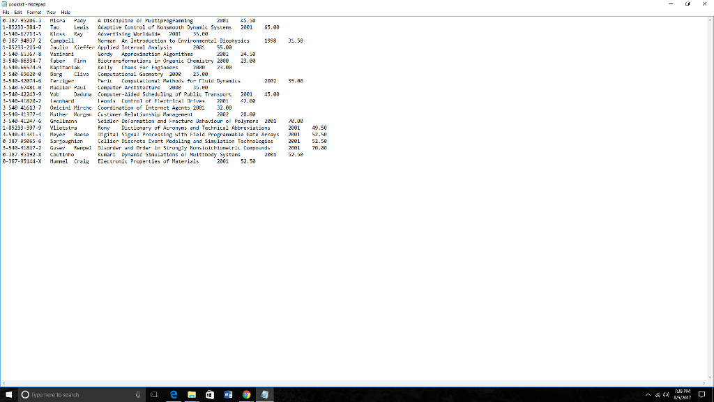be valid - see ISBN validation rules in this assignment for more