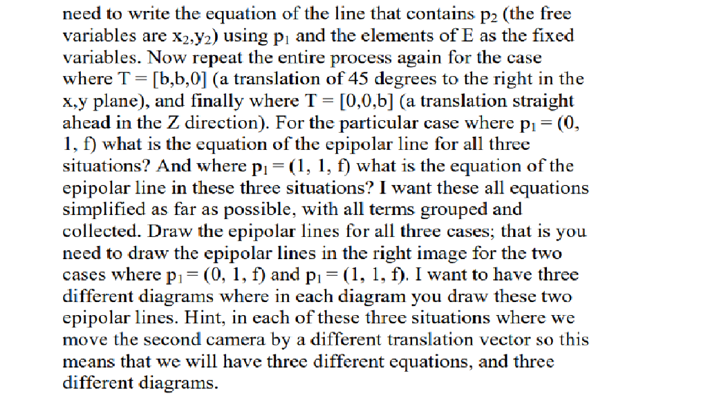 the other camera in the y direction (not the x direction is