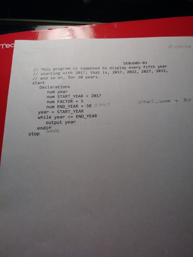 can someone help me debug this? point out all the errors