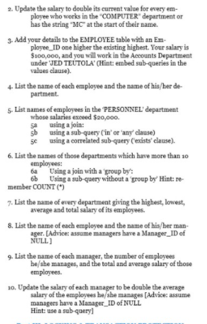 or insert statement to meet that re- quirement. Although they are not