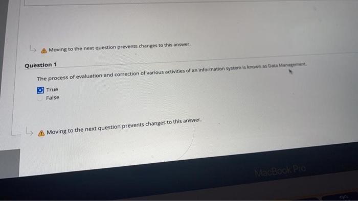  Moving to the next question prevents changes to this answer. Question