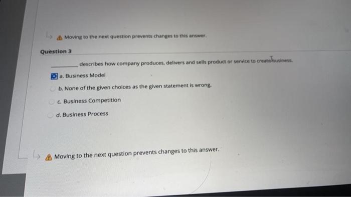 information system is known as Data Management. True False -> A Moving