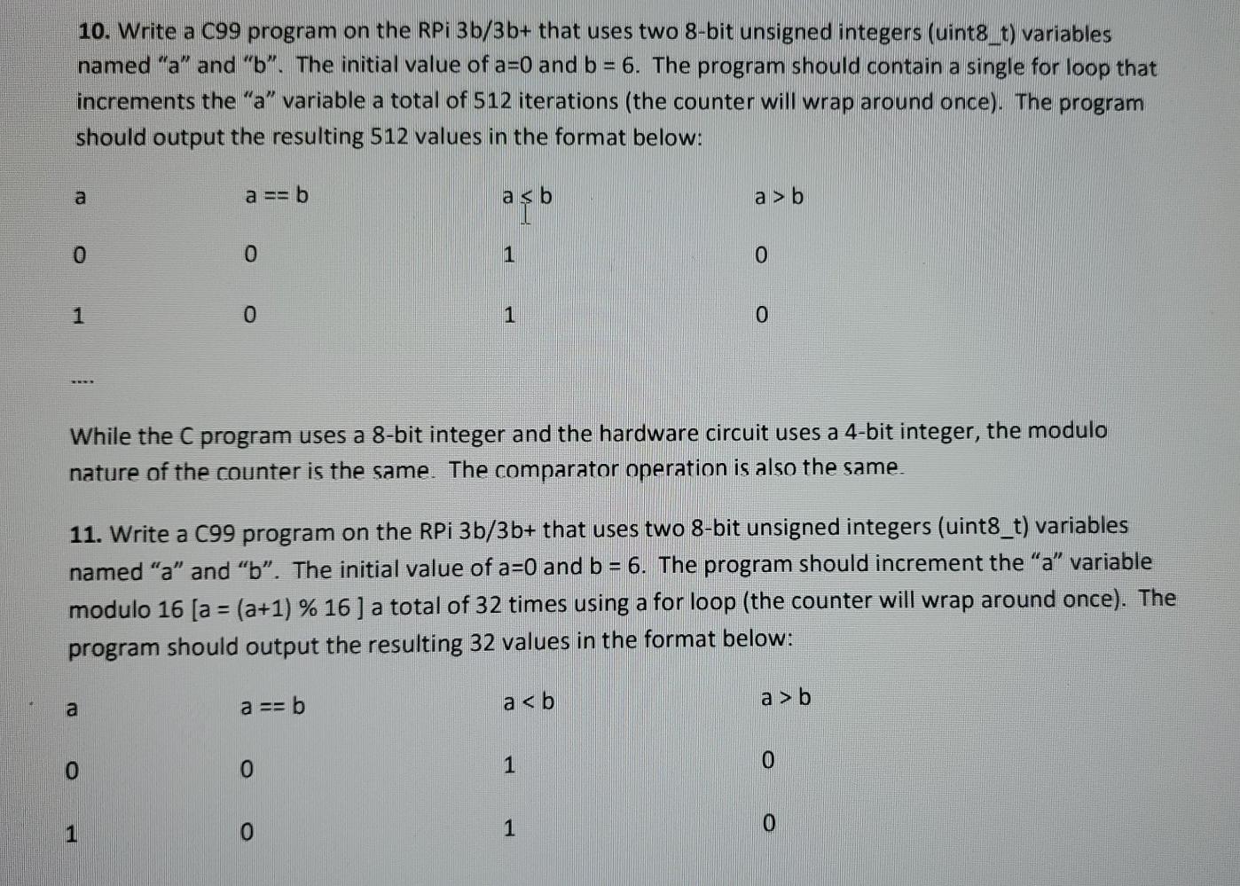  Coding language is C. Please take your time as I'm trying