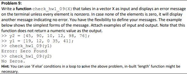  Problem 9: Write a function check_hw1_09(x) that takes in a vector