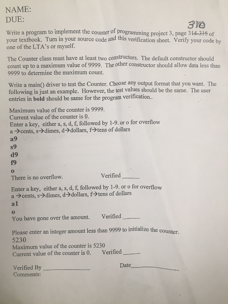!!!!!!IT HAS TO BE WRITTEN IN C++ PLEASE DO NOT COPY AND