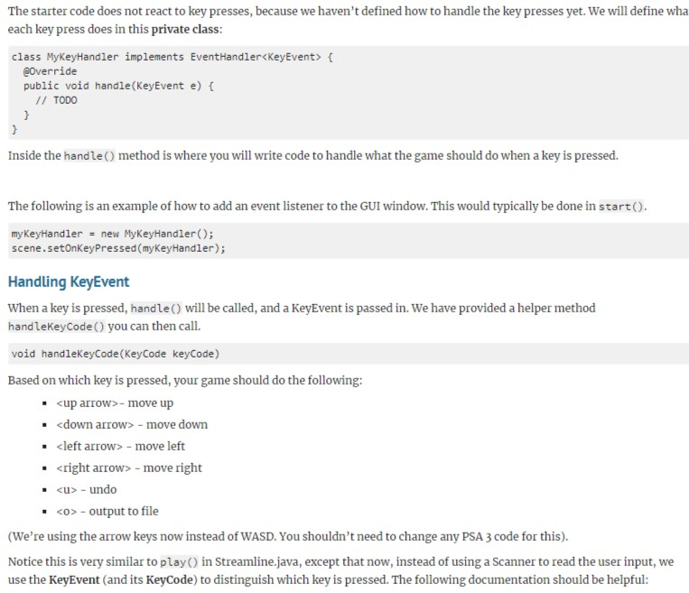 java code level: beginner write a method In Streamline class - The