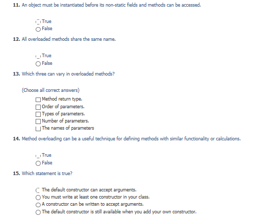 two statements are true about getter methods? (Choose all correct answers) LJ