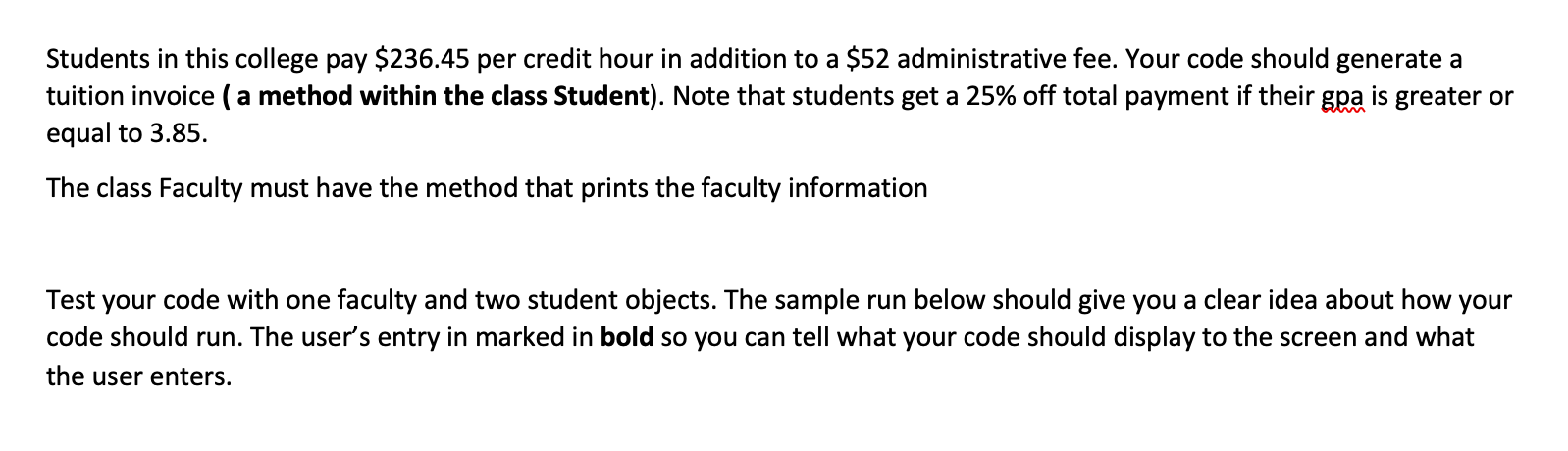 with all the classes in one if possible! This project involves implementing