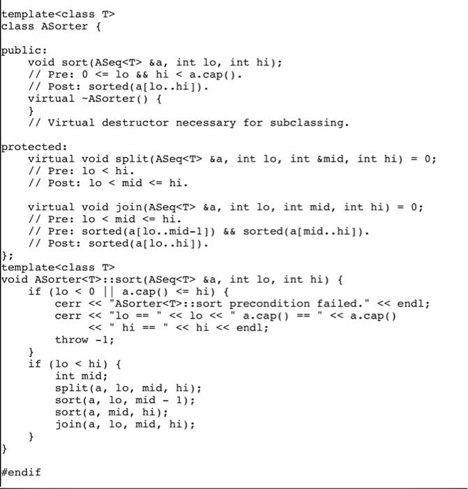  Being this the header file, complete the join method using the