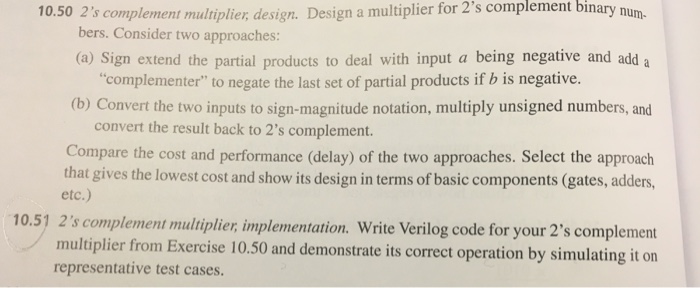  Can someone help me with the verilog code for this? 2's