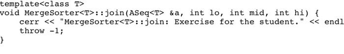 pre and post conditions stated in the header file. In c++, do