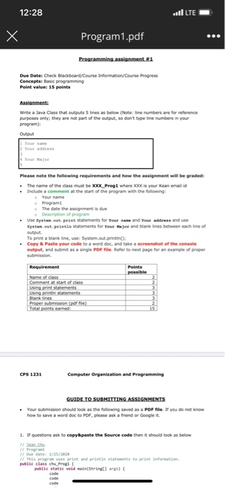 assignment2 Due Dates Check Blackboard/Course Information Course Progress Concepts Basi programming, arithmetic