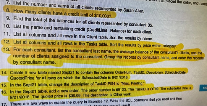 the data in the BITS database shown in Figure 1-5 in Che