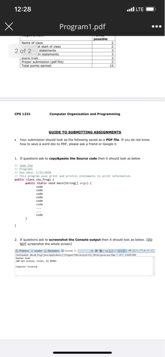 operators, pricing Point value: 15 points e w Assignment Area and Perimeter: