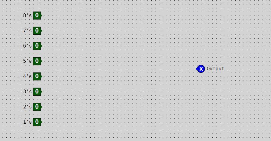 1(true) if the 8 bits is the bits of an ASCII code