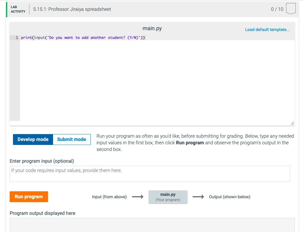 to help professor Jiraiya build his spreadsheet and calculate the average scores