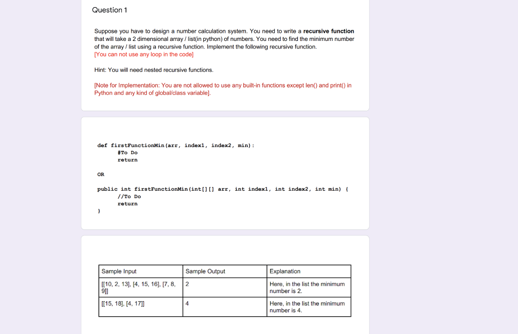 Please complete this code. It must be in Python and do it