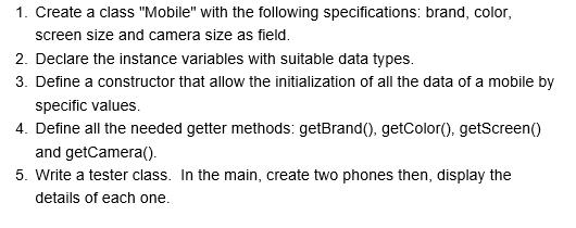 This question is related to java please don't answer using handwriting thank