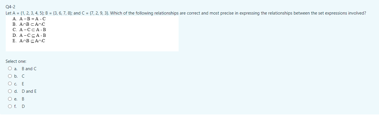 1048575 C. 1048576 D. 20! E. 1048574 Select one: O a. 20!