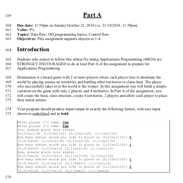 Can someone please provide the code for me for part A and