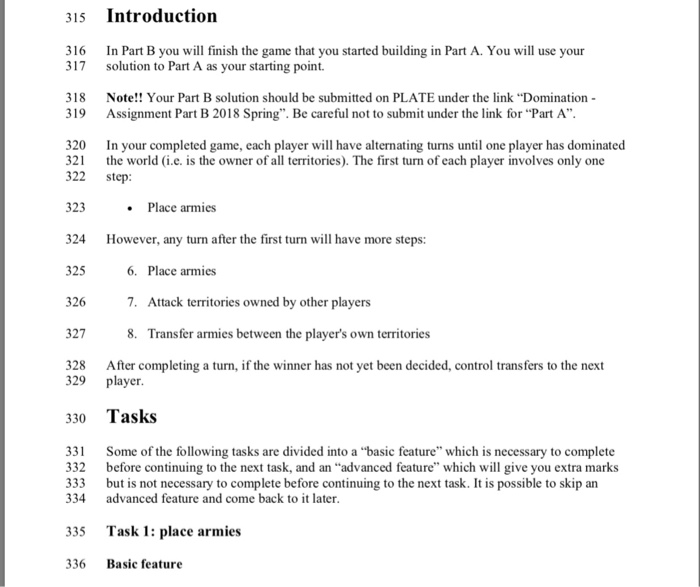 (i.e. 21/10/2018, 11:59pm) Value: 9% Topics: Data flow, OO programming basics, Control